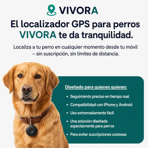 Localizador GPS para perros — Sin suscripción