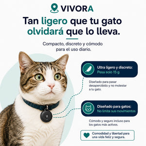 Rastreador GPS para gatos — Sin suscripción