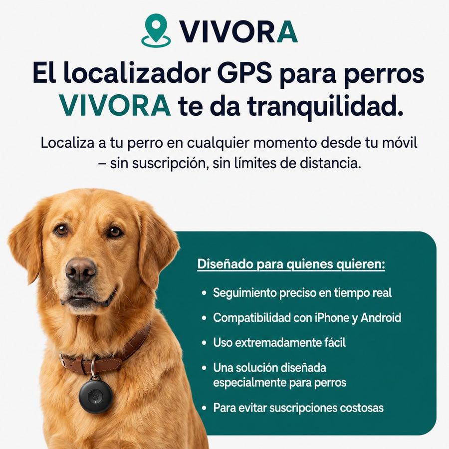 Localizador GPS para perros de Vivora
